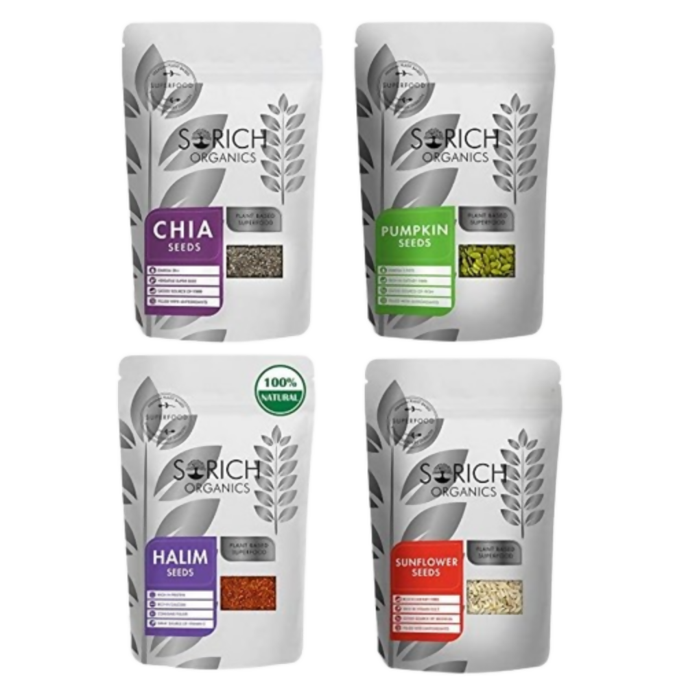 Sorich Organics Chia, Pumpkin, Sunflower and Halim Seeds - Safuron