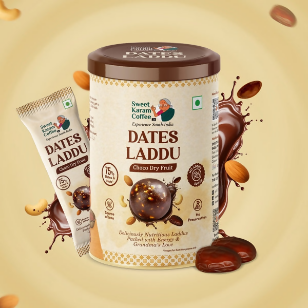 Sweet Karam Coffee Dates Laddu (Choco Dry Fruit) Sweet Karam Coffee