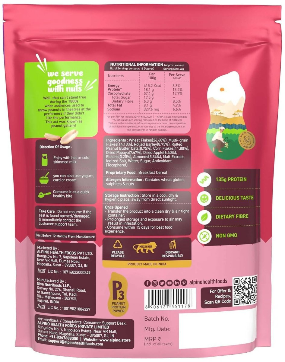 Alpino High Protein Super Muesli Fruit & Nuts Alpino