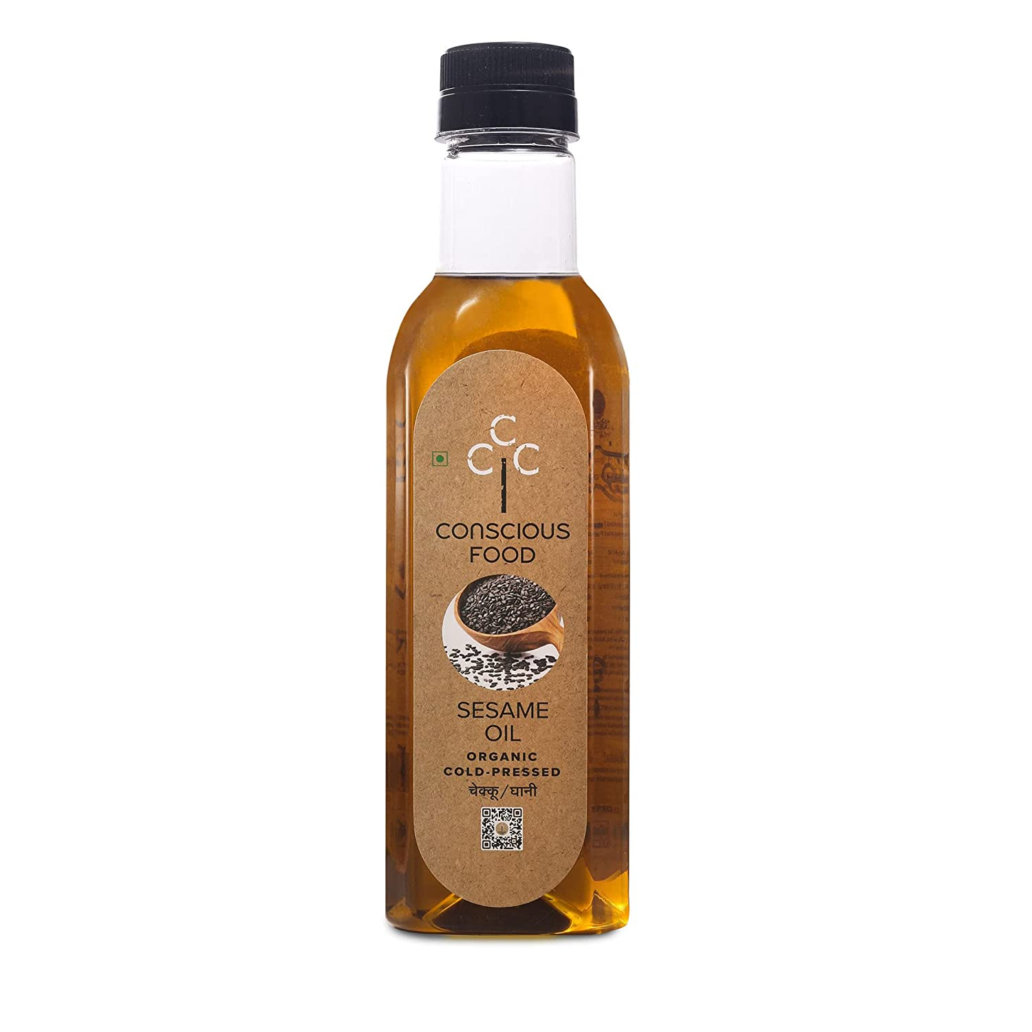 Conscious Food Organic Cold Pressed Sesame Oil Conscious Food