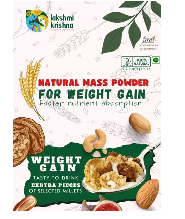 Lakshmi Krishna Naturals Natural Mass Powder For Weight Gain - Safuron