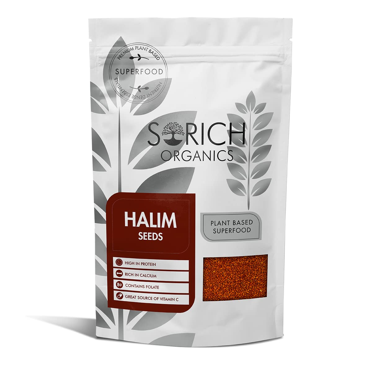 Sorich Organics Halim Seeds / Garden Cress Seeds - Safuron