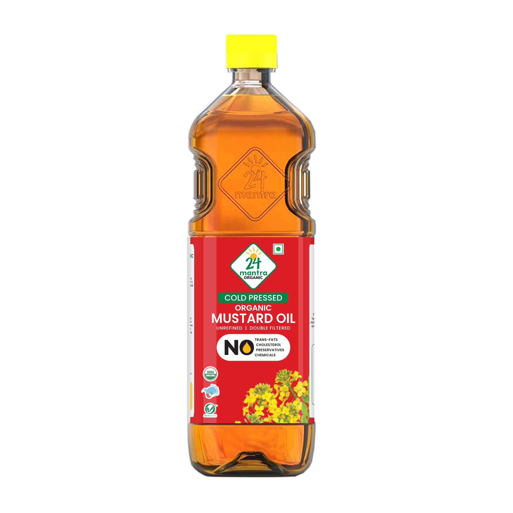 24 Mantra Organic Mustard Oil - Safuron