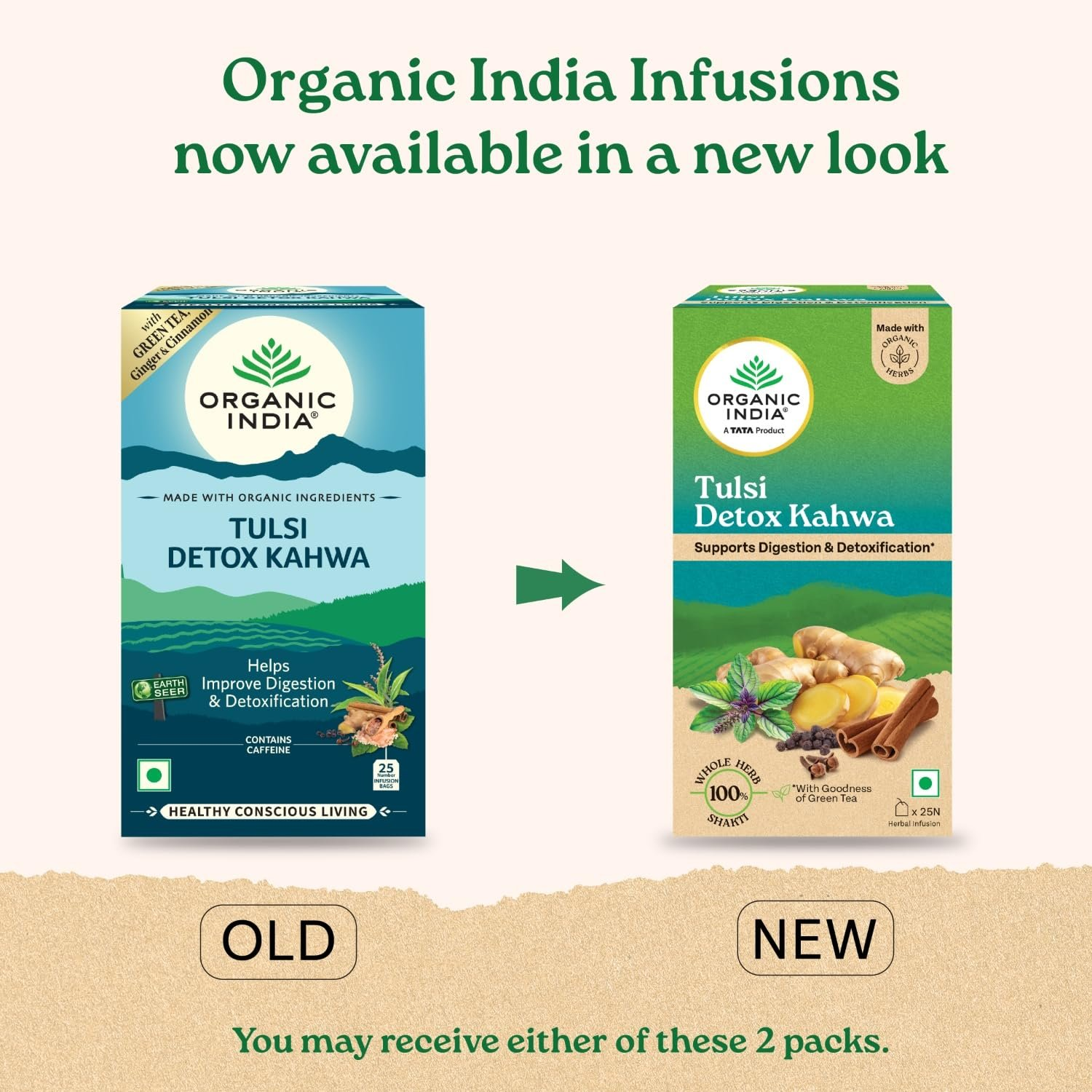 Organic India Tulsi Detox Kahwa Organic India