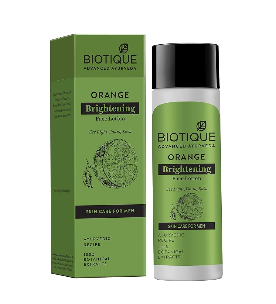 Biotique Bio Orange Whitening Face Lotion For Men
