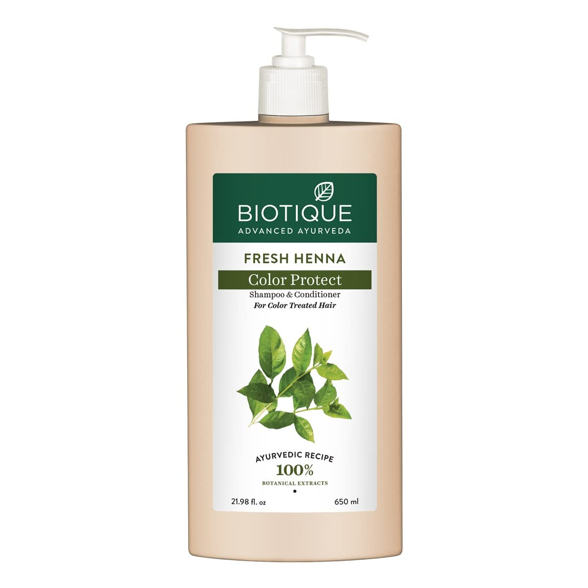 Biotique Bio Henna Leaf Fresh Texture Shampoo and Conditioner - Safuron