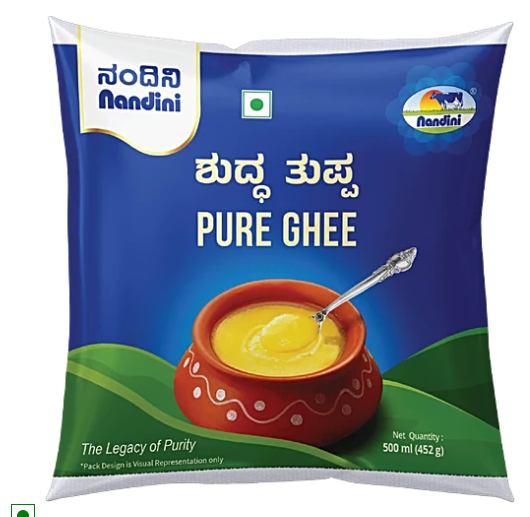 Nandini Pure Ghee | Desi Ghee with Rich Aroma | Premium, Organic , and Natural Ghee Nandini