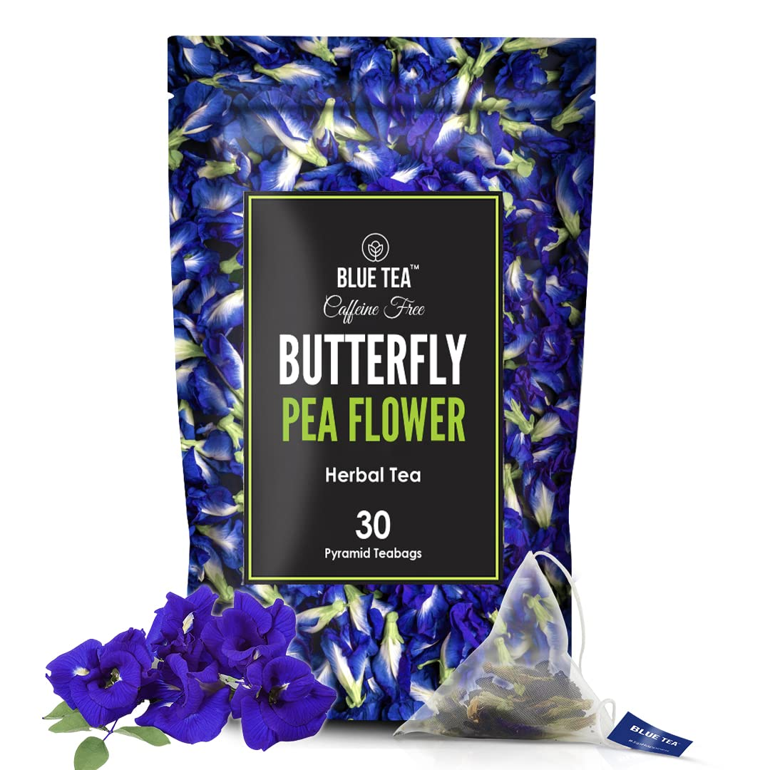 Blue Tea Butterfly Pea Herbal Tea Bags - Safuron