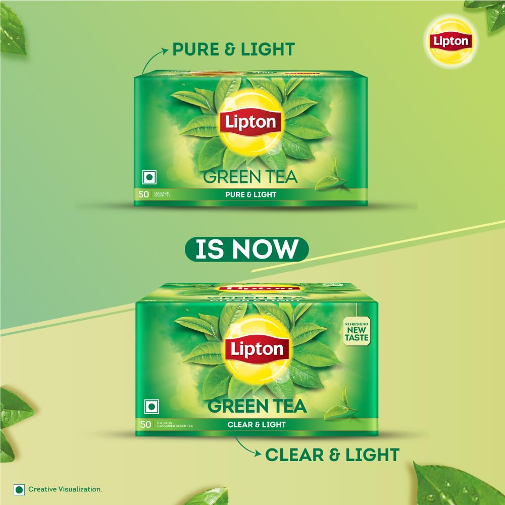 Lipton Pure & Light Green Tea Bags Lipton