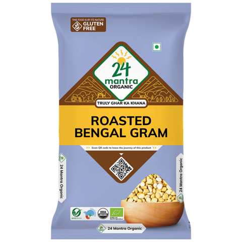 24 Mantra Organic Roasted Bengal gram Dal - Safuron