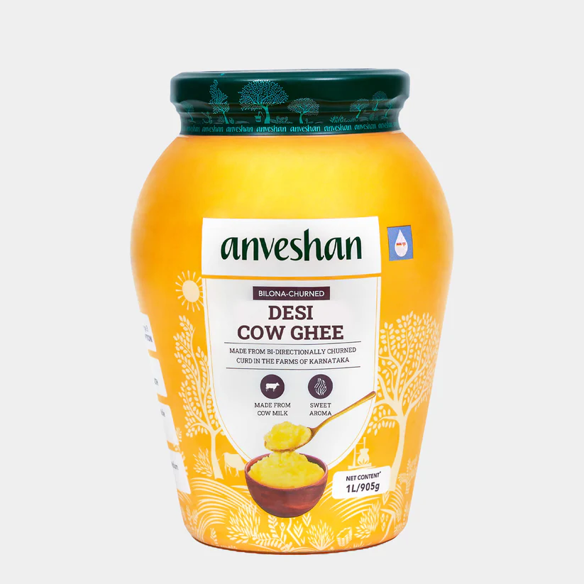 Anveshan A2 Desi Cow Ghee | Pure, Natural & Healthy Ghee | A2 Gir Cow Ghee - Safuron
