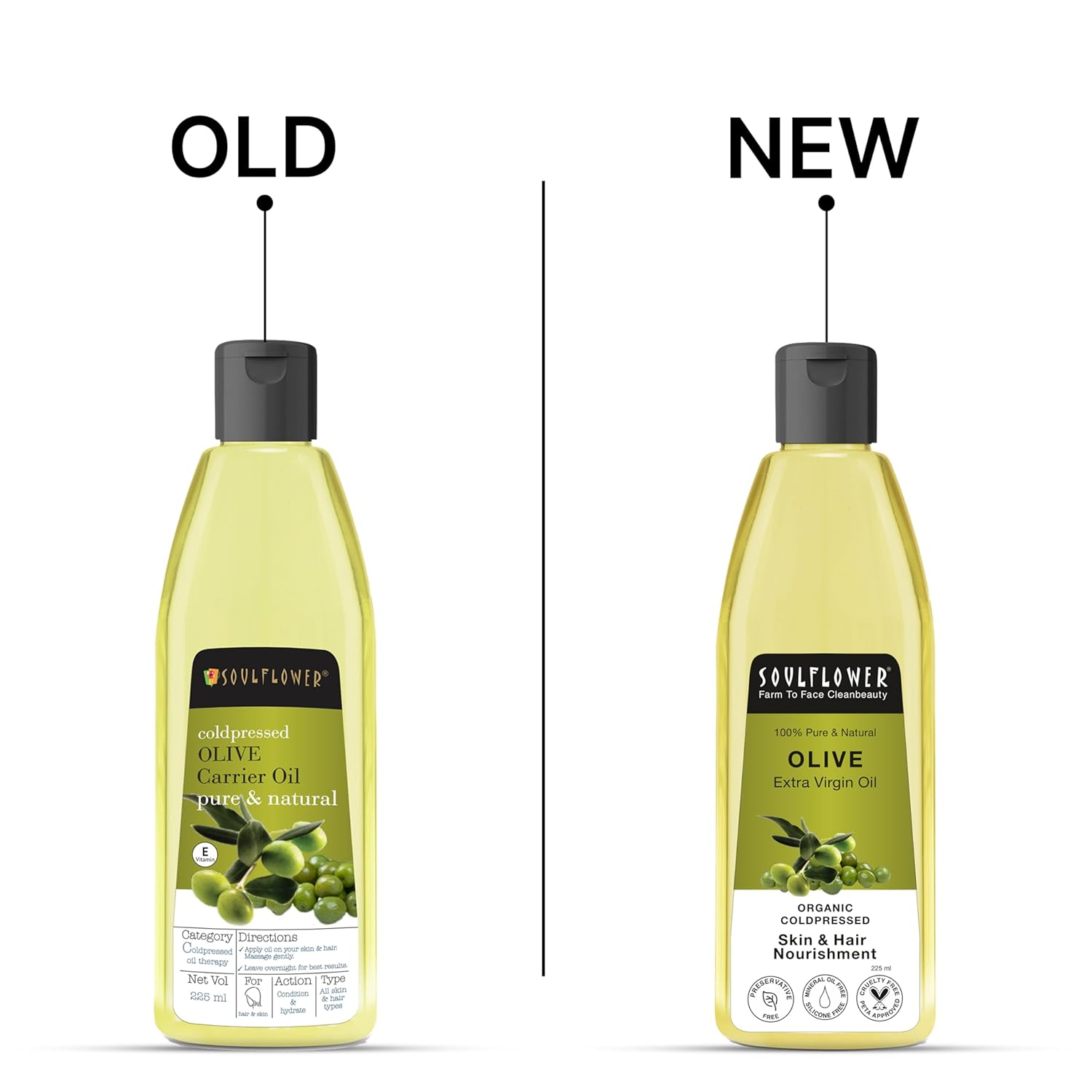 Soulflower Pure & Natural Coldpressed Olive Carrier Oil Soulflower