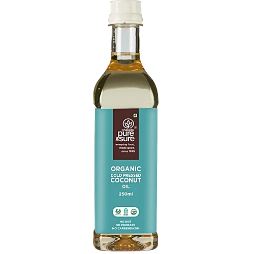 Pure & Sure Organic Coconut Oil Cold Pressed - Safuron