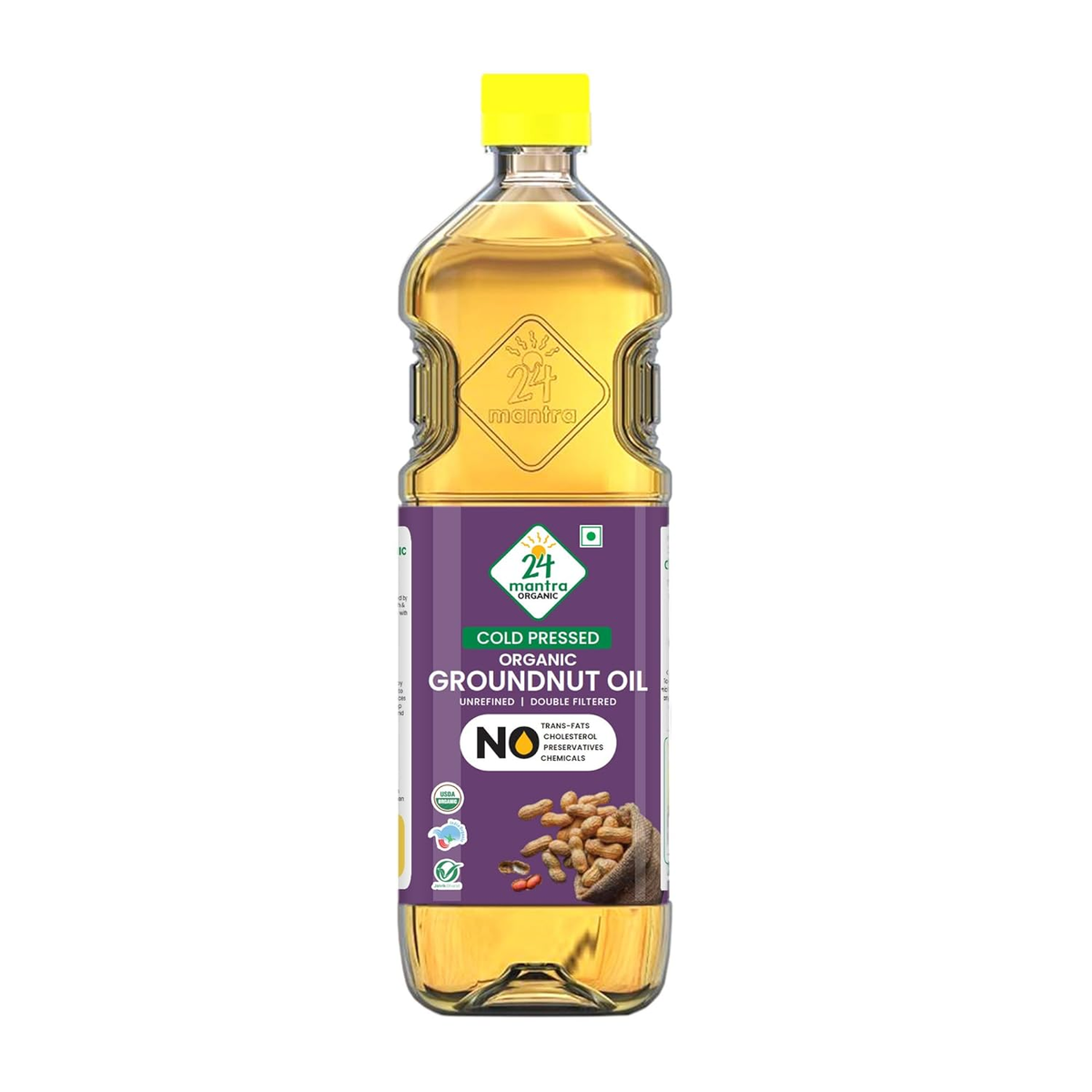 24 Mantra Organic Groundnut Oil - Safuron