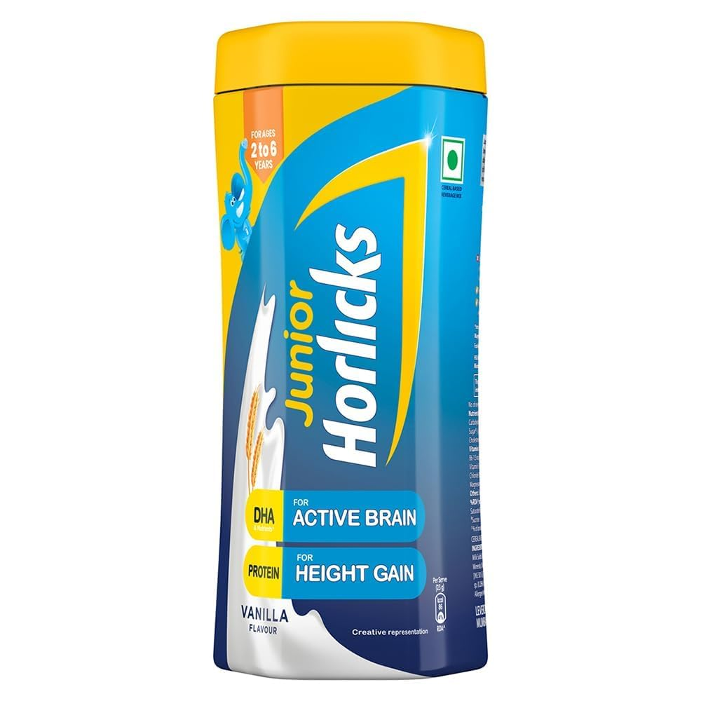 Junior Horlicks (2 to 6 Years), Children's Health Drink for Overall Growth - Safuron