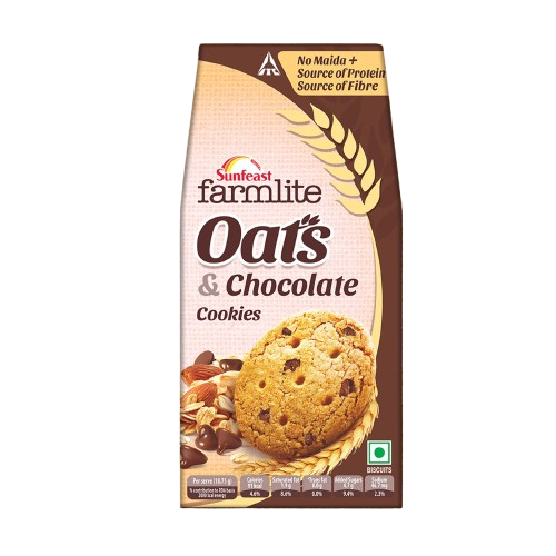 Sunfeast Farmlite Active Oats And Chocolate Cookies Sunfeast