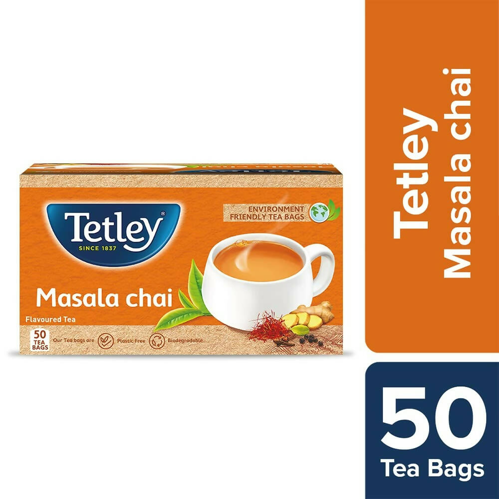 Tetley Masala Chai With Natural Flavour Black Tea Bags Tetley