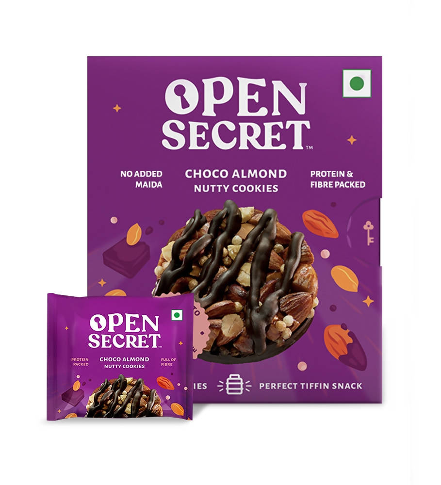 Open Secret Choco Almond Nutty Cookies - Safuron