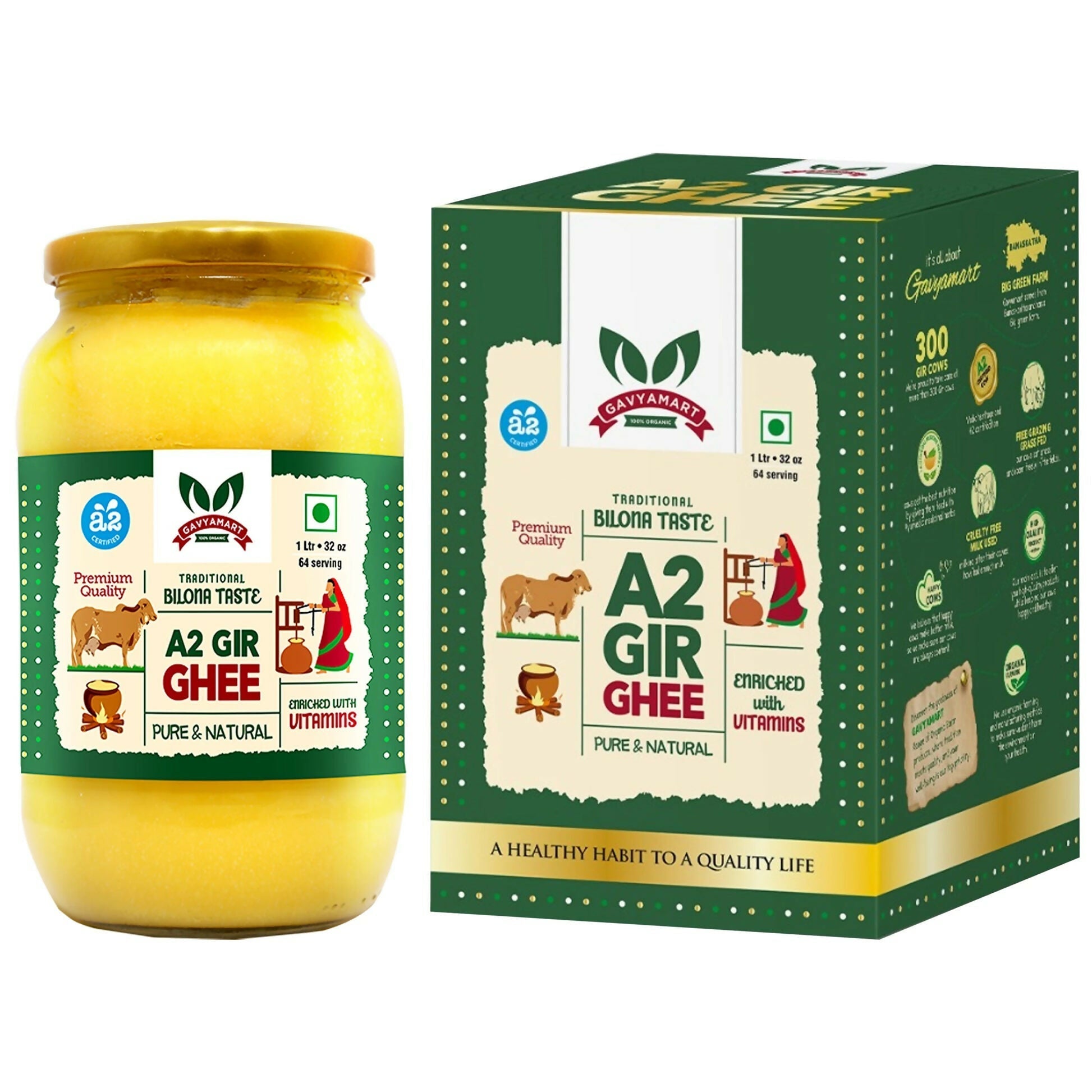 Gavyamart A2 Gir Cow Ghee Gavyamart