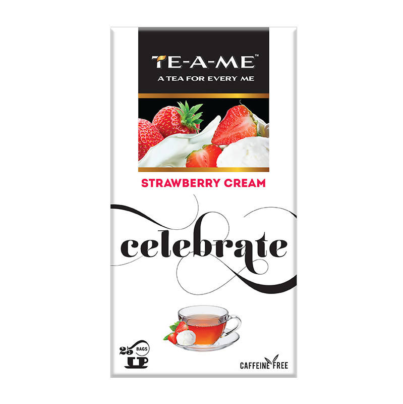 Teame Strawberry Cream Celebrate Tea Bags - Safuron