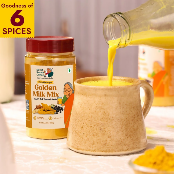 Sweet Karam Coffee Paati's Golden (Turmeric) Milk Mix Sweet Karam Coffee