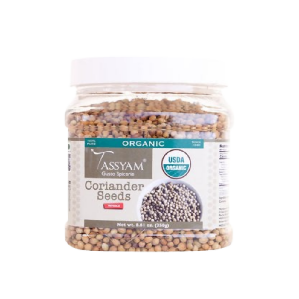 Tassyam Organics Certified 100% Organic Coriander Seeds - Safuron