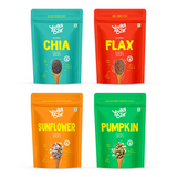 Yoga Bar Seeds Combo – Chia, Flax, Sunflower & Pumpkin Seeds - Safuron