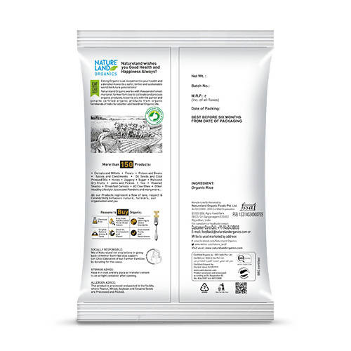 Nature Land Organics Rice Poha Nature Land Organics