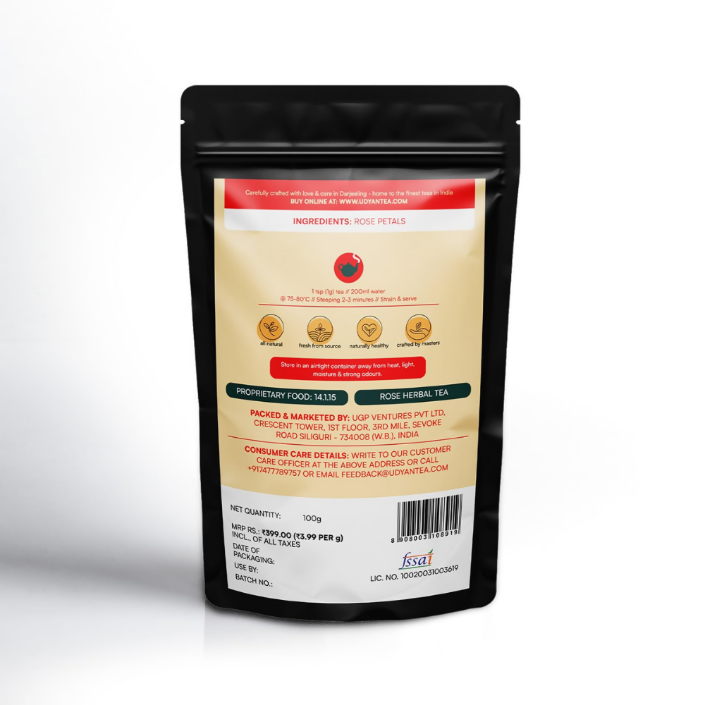 Udyan Tea Rose Pure Herbal Tea Udyan Tea