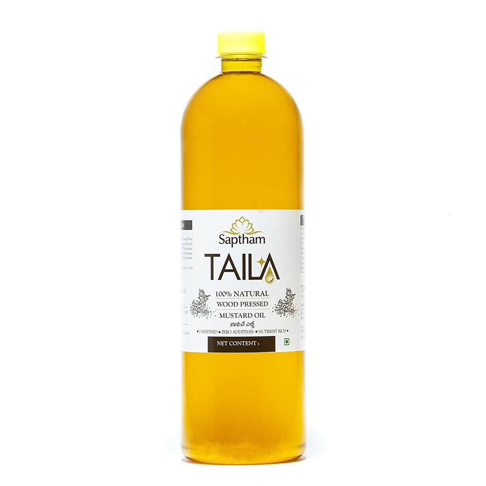 Saptham Taila 100% Wood Pressed Mustard Oil - Safuron