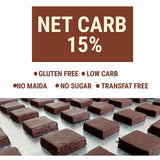 NutroActive Desi Ghee Barfi Hazelnut Chocolate NutroActive