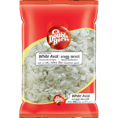 Double Horse White Rice Flakes/ White Aval - Safuron