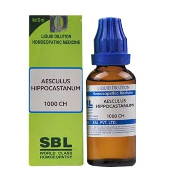 SBL Homeopathy Aesculus Hippocastanum Dilution - Safuron