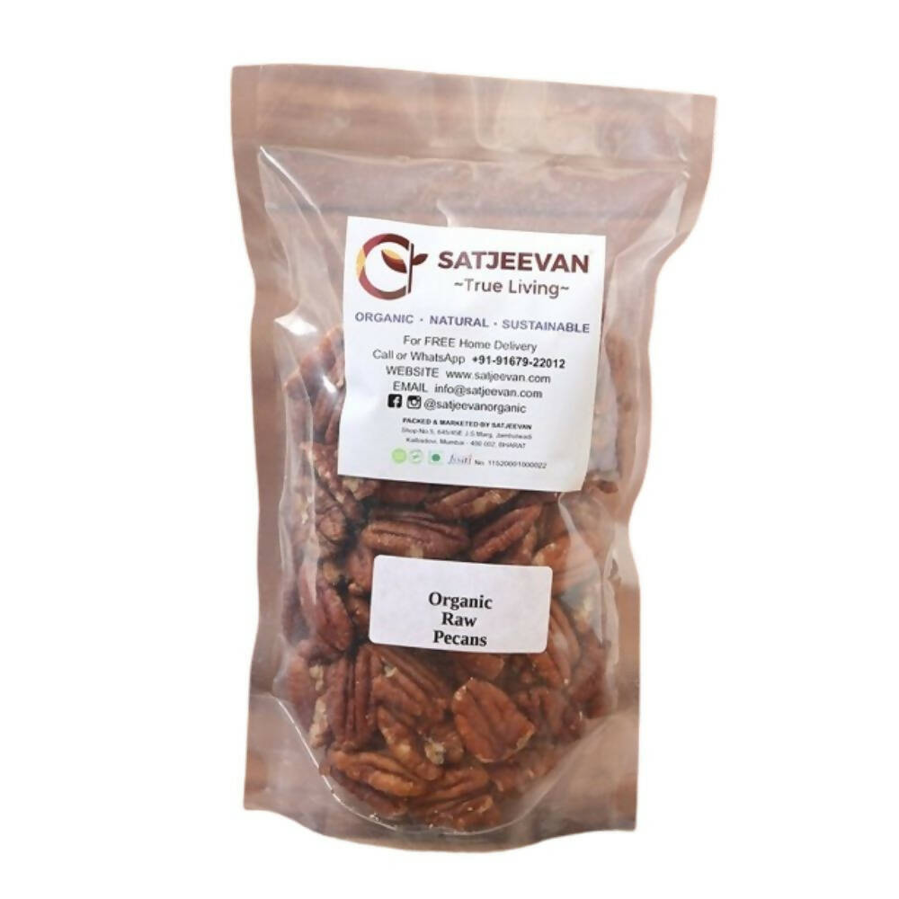 Satjeevan Organic Raw Pecans Satjeevan