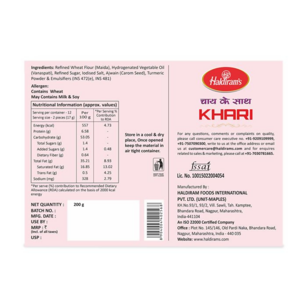 Haldiram's Khari Haldiram's