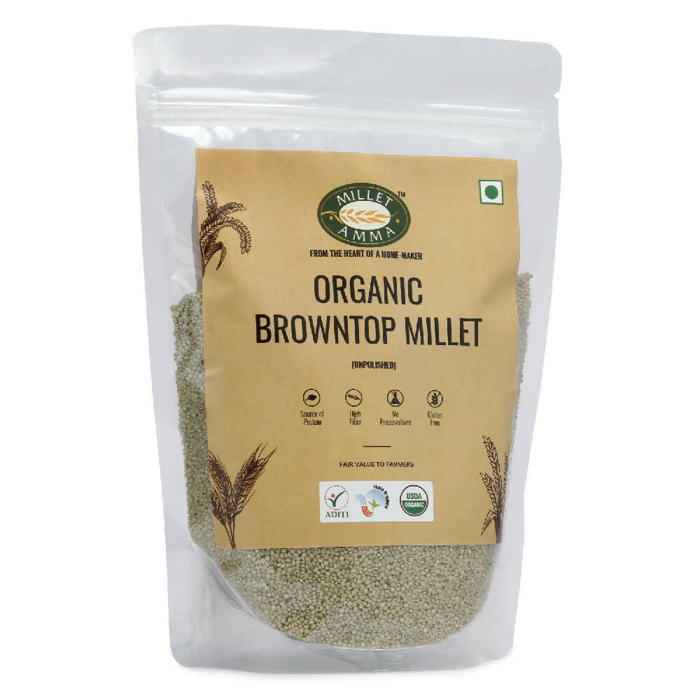 Millet Amma Organic Browntop Millet Grains Millet Amma