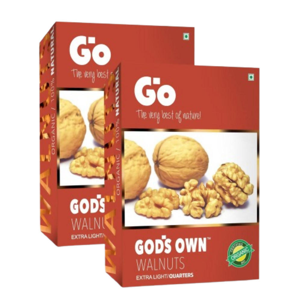 Go Organic Walnuts Kernels Extra Light/Quarters - Dista