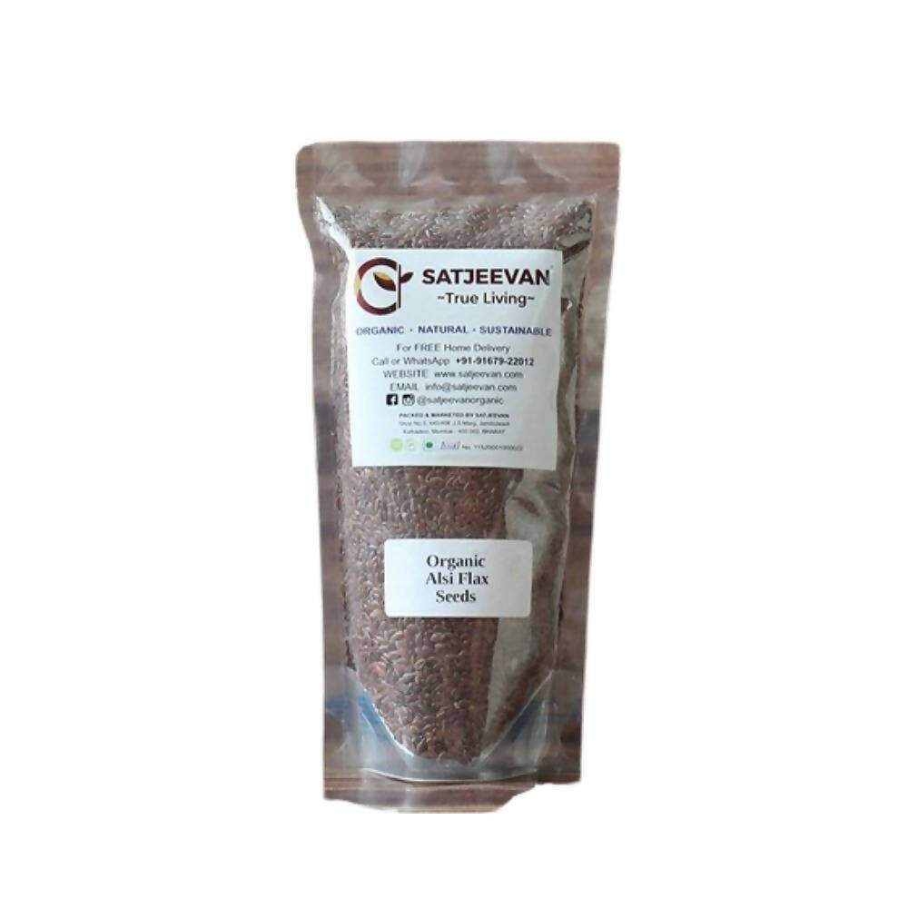 Satjeevan Organic Alsi Flax Seeds Satjeevan