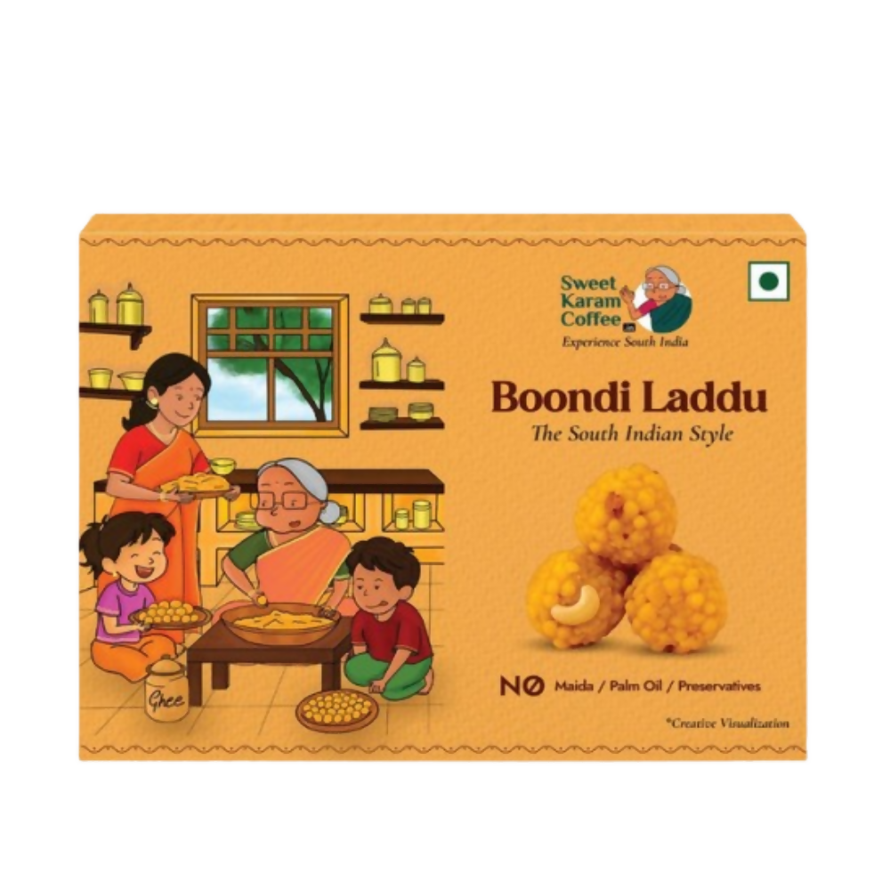 Sweet Karam Coffee Boondi Laddu - Safuron