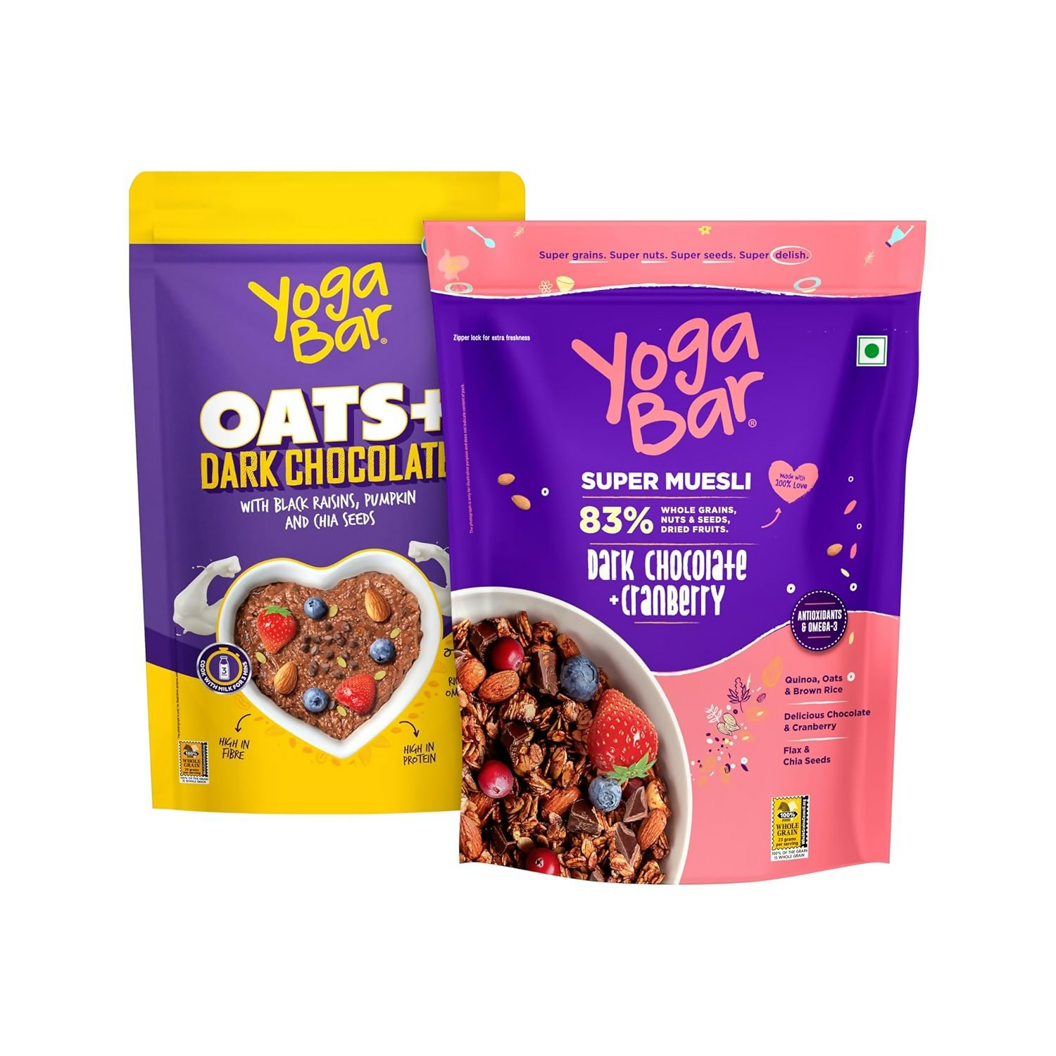 Yoga Bar Breakfast Oatmeal & Muesli Combo - Safuron