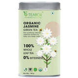 Teabox Organic Jasmine Green Tea Loose Leaves Teabox