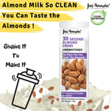 Jus Amazin 30-Second Almond Drink Unsweetened Jus Amazin