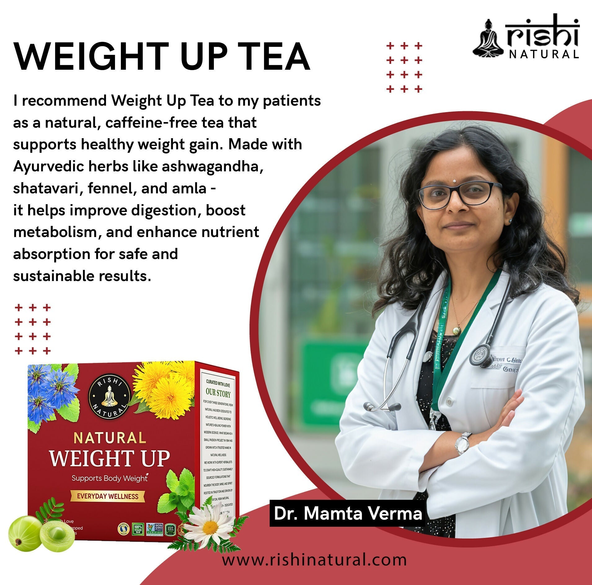 Rishi Natural Weight Up Tea Rishi Natural