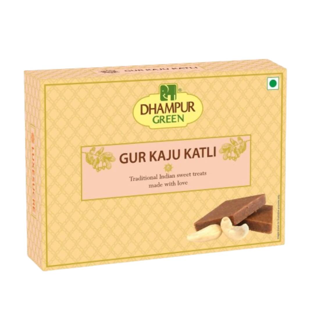 Dhampur Green Gur Kaju Katli Dhampur Green