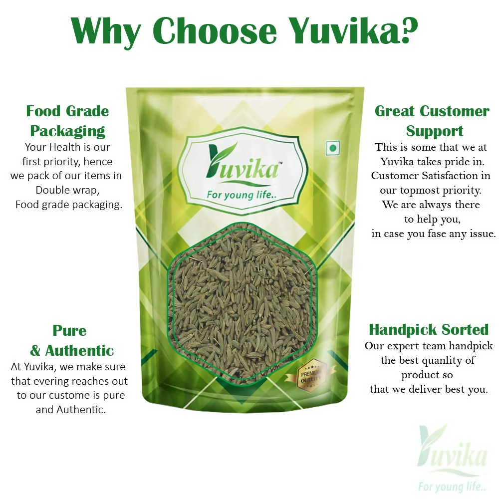 Yuvika Sonf Choti - Saunf Barik - Foeniculum Vulgare - Fennel Seeds Small Yuvika