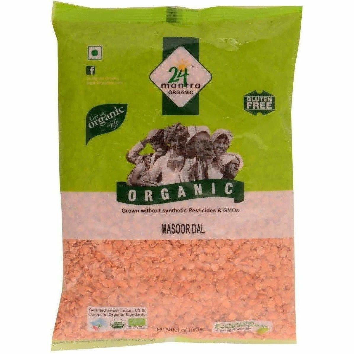24 Mantra Organic Masoor Dal 24 Mantra Organic