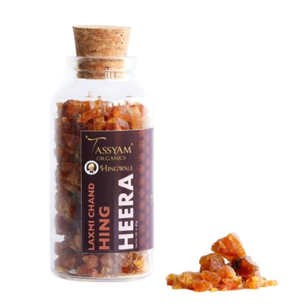 Tassyam Organics Laxmi Chand Heera Raw Hing Crystals - Safuron