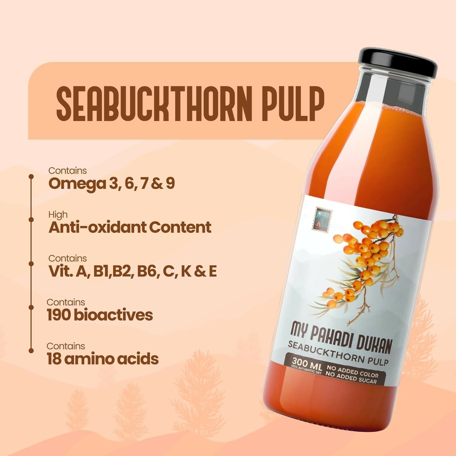 My Pahadi Dukan Himalayan Sea Buckthorn Pulp My Pahadi Dukan