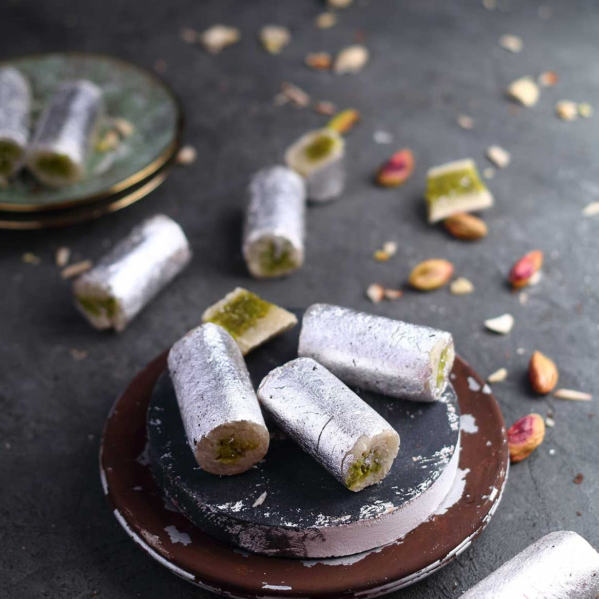 Almond House Kaju Pista Roll - Safuron