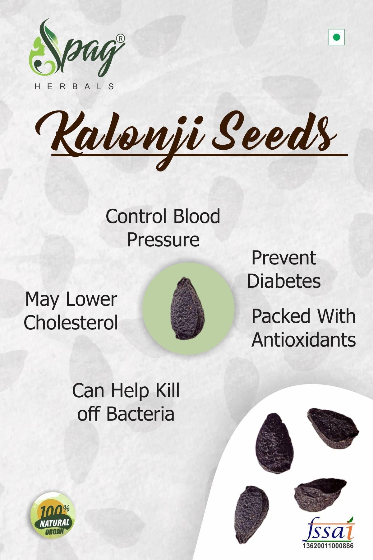 Spag Herbals Kalonji Seeds Spag Herbals